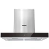 Bild von Comfee' Dunstabzugshaube T-Form 60 cm Edelstahl, 650 m³/h, A+++ mit Gestensteuerung, Umluft & Abluft, LED-Beleuchtung