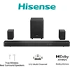 Bild von Hisense AX512H Soundbar: 5.1.2-Kanal Dolby Atmos System mit kabellosem Subwoofer, 500 W Leistung, Bluetooth 5.3 & HDMI-Passthrough