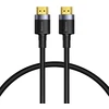 Bild von Baseus Cafule 4K HDMI-Stecker auf HDMI-Stecker Adapter Kabel (1 m, schwarz) für Ultra HD Auflösung, kompatibel mit TV, Monitor und mehr
