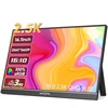 Bild von ARZOPA Tragbarer Monitor 16 Zoll   Tragbarer USB-C Monitor 2560x1600 QHD, 500 Nits HDR, IPS Panel mit Augenschutz für Laptop, PC, Mac, Smartphone