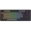 Bild von Akko 5087S V1 TKL Gaming-Tastatur: Mechanische RGB-Beleuchtung, Hot-Swap, ISO-DE Layout, Schwarz & Gold, mit cremegelben V3 Pro Switches