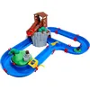 Bild von AquaPlay Spielzeug Spielfiguren Spielsets: Adventureland Wasserbahn mit Berg, Turm, Stausee, 2 Tierfiguren, Motorboot & Schnellboot für Kinder ab 3