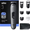 Bild von BRAUN MG Styler MGK3540 Multifunktions-Trimmer für Männer, 5-in-1 Pflege-Set mit selbstschärfenden Klingen für Bart & Haare