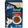 Bild von Felix Katzenleckerlis Multipack: 6 x 48 g Soup Land Vielfalt für außergewöhnlichen Genuss und Abwechslung im Napf