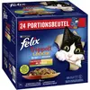 Bild von Felix Katzenfutter: So gut, wie es aussieht   Doppelt lecker in Gelee, Sorten aus der Tierwelt, 24 x 85 g Portionsbeutel