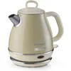 Bild von Ariete Vintage 2868/C Retro-Wasserkocher 1L, ohne Kabel, 360° drehbare Basis, Beige - Elektrische Retro-Kanne für Küche & Home