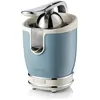 Bild von Ariete Zitruspresse Vintage 413: 2 Presskegel für alle Früchte, tropffrei & leise, 85 W, professionelle Saftausbeute, blau