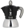 Bild von Bialetti Stovetop Kaffeekanne 'Induction Nera' - Moka Express für Induktion & alle Herdplatten, 4 Tassen