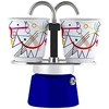 Bild von Bialetti Moka Express Mini Espressokocher für Gas-/Elektroherd aus der Kandinsky Serie mit zwei Tassen
