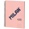 Bild von Milan Notizbuch Mit Metallspirale Kariertes Papier 80 Blatt A4 Serie 1918