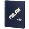 Bild von Milan Notizbuch Mit Metallischer Spiralrasterpapier 80 A4-blätter 1918 Serie