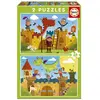 Bild von Educa 2x48 Drachen Und Herren