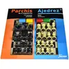 Bild von Fournier Doppelparkplatz Und Schach Für 4 Spieler Brettspiel 40x40 Cm