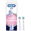 Bild von Oral-B Ersatzbürstenköpfe iO Series: Sanfte Reinigung für empfindliches Zahnfleisch, Weiß (2er Pack)