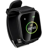 Bild von Umbro Smartwatch Elektronik Wearable   Bluetooth Fitnessuhr mit Schrittzähler, Thermometer, Schwarz, kompatibel mit iOS & Android