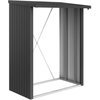 Bild von Biohort Kaminholzregal Woodstock dunkelgrau-metallic, 150 (157x199x102 cm)