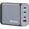 Bild von GNC-200 Universal GaN-Ladegerät, 200 W, USB-C, USB-A, Schwarz/Grau
