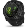 Bild von Instinct 3 - 45 mm, AMOLED Schwarz mit Silikon-Wechselarmband 22 mm Schwarz Smartwatch