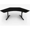 Bild von Arena Angelo Gaming-Tisch, Pure Black, 225 x 71 x 71-81 cm, gewinkelt